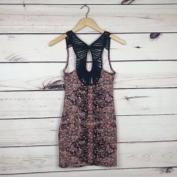 Free People Digital Damsel Pattern Pink Dress XS - Picture 7 of 9